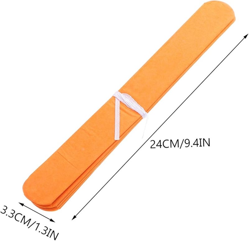 كرات ورقية وردية برتقالية عاجية 15 قطعة ديكورات حفلات الزفاف وعيد الميلاد - Image 2